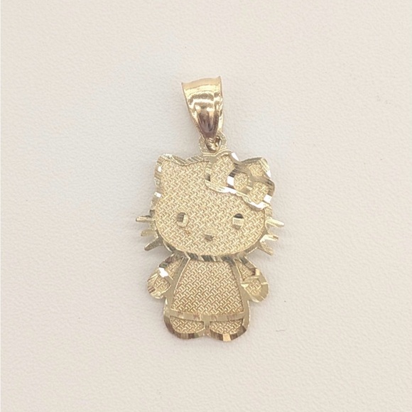 10kt Real Gold Hello Kitty Pendant - Picture 9 of 11